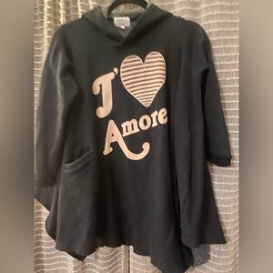 Wildfox Kids Gray Sweatshirt poncho